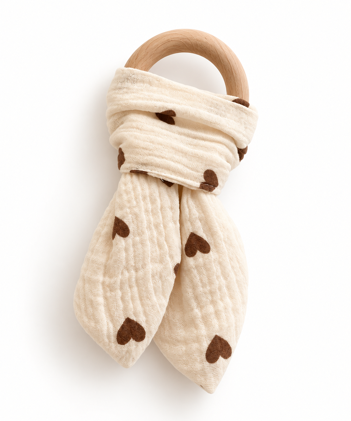 Hochet « petit cœur à câliner »