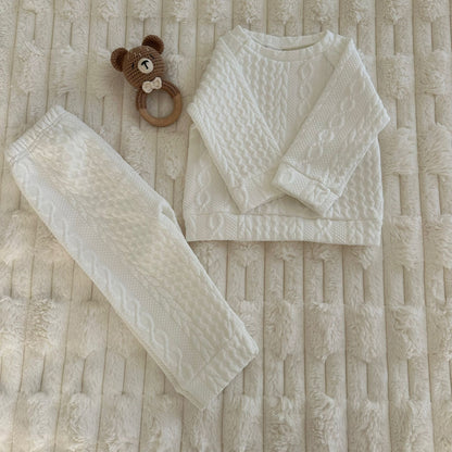 Ensemble « Maille Douillette » Blanc
