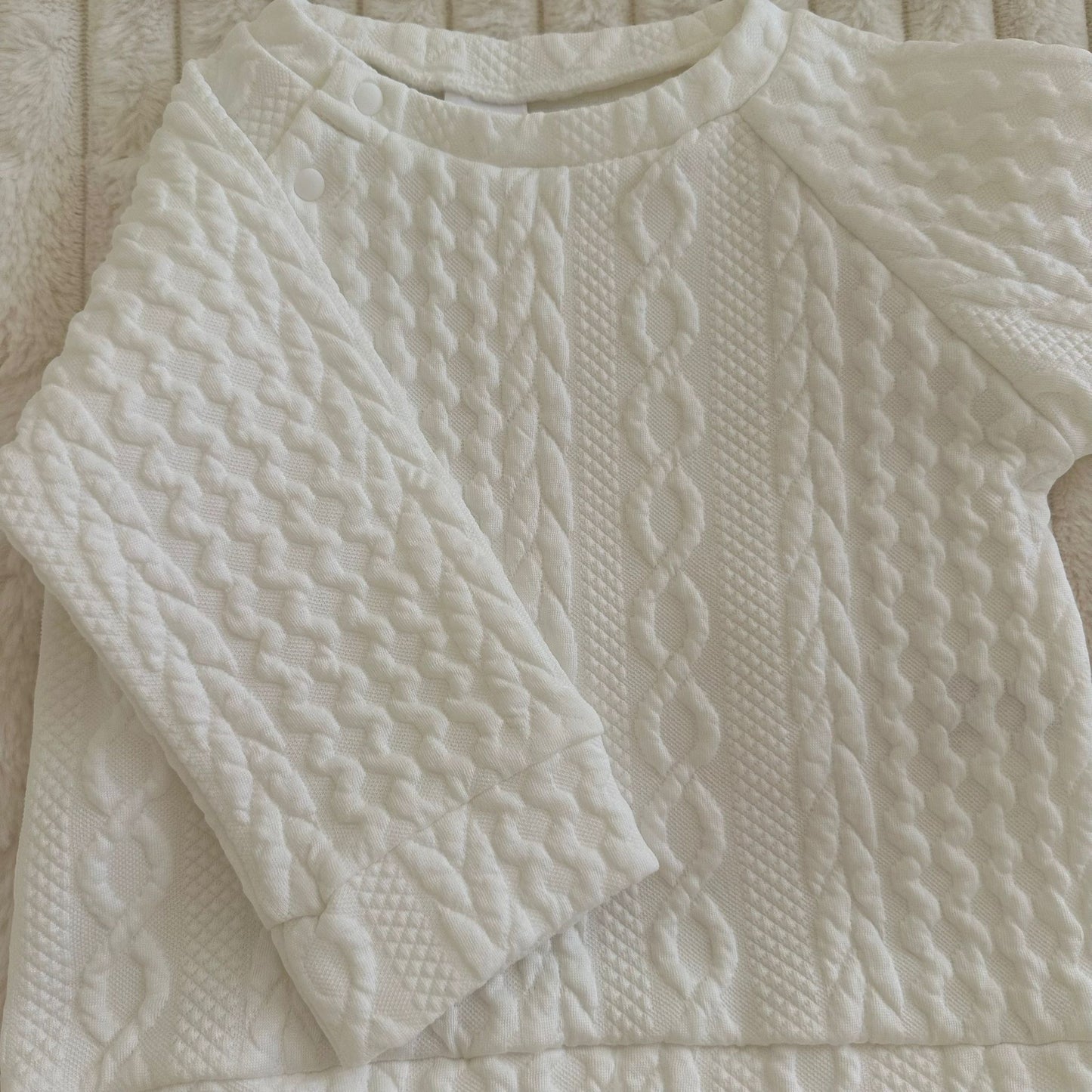 Ensemble « Maille Douillette » Blanc