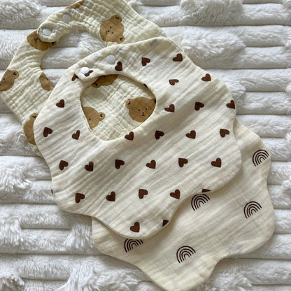 Bavoirs « Petits Trésors » – Lot de 3