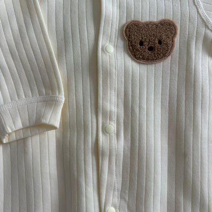 Barboteuse “Petit Ours de Douceur” Beige