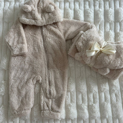 Combinaison « Mon petit Ours d’hiver » 65cm