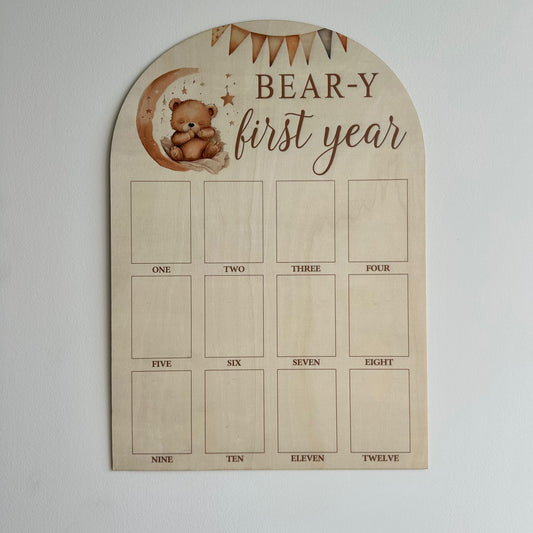Cadre « Petit Ourson Ma Première Année »