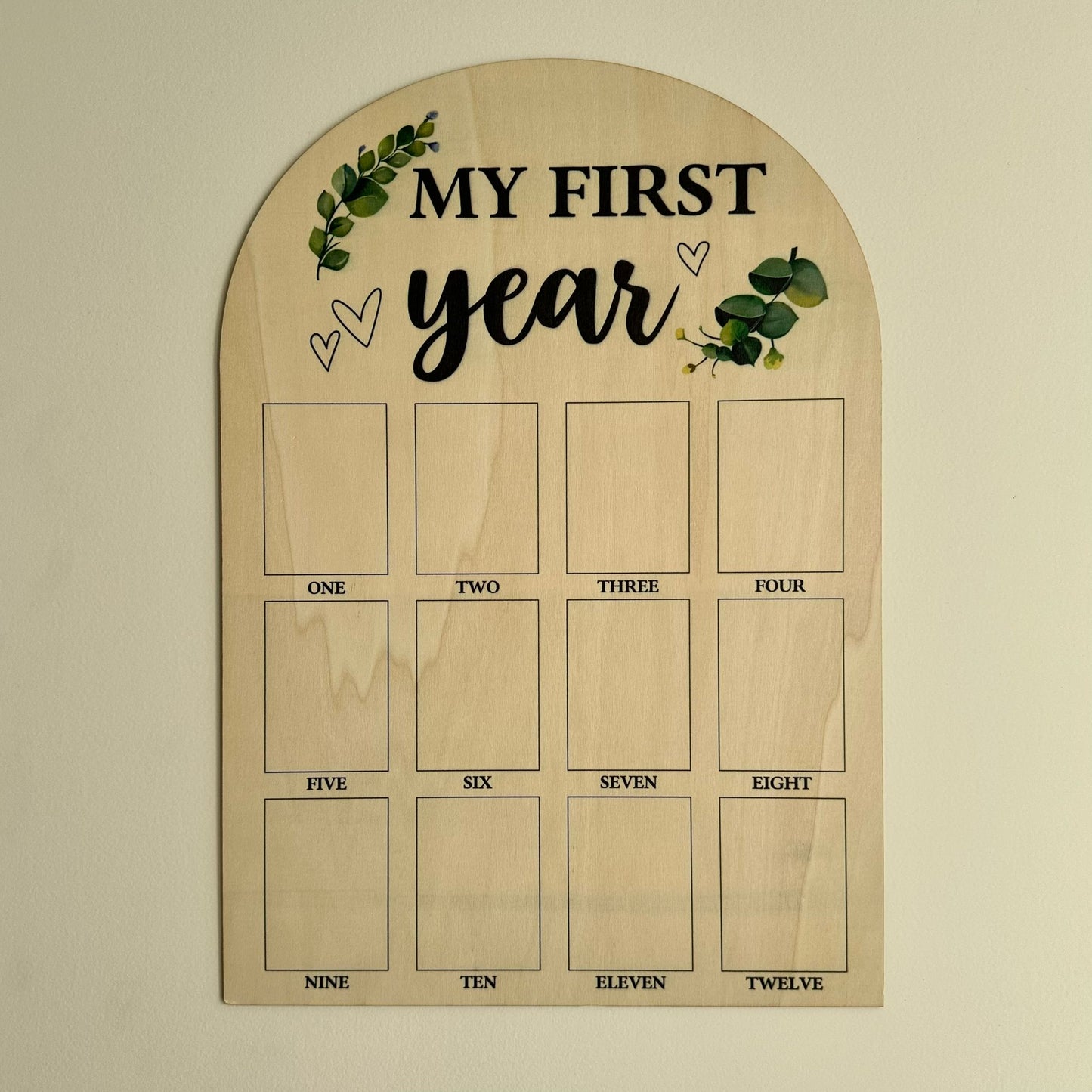 Cadre « Nature Enchantée Ma Première Année »